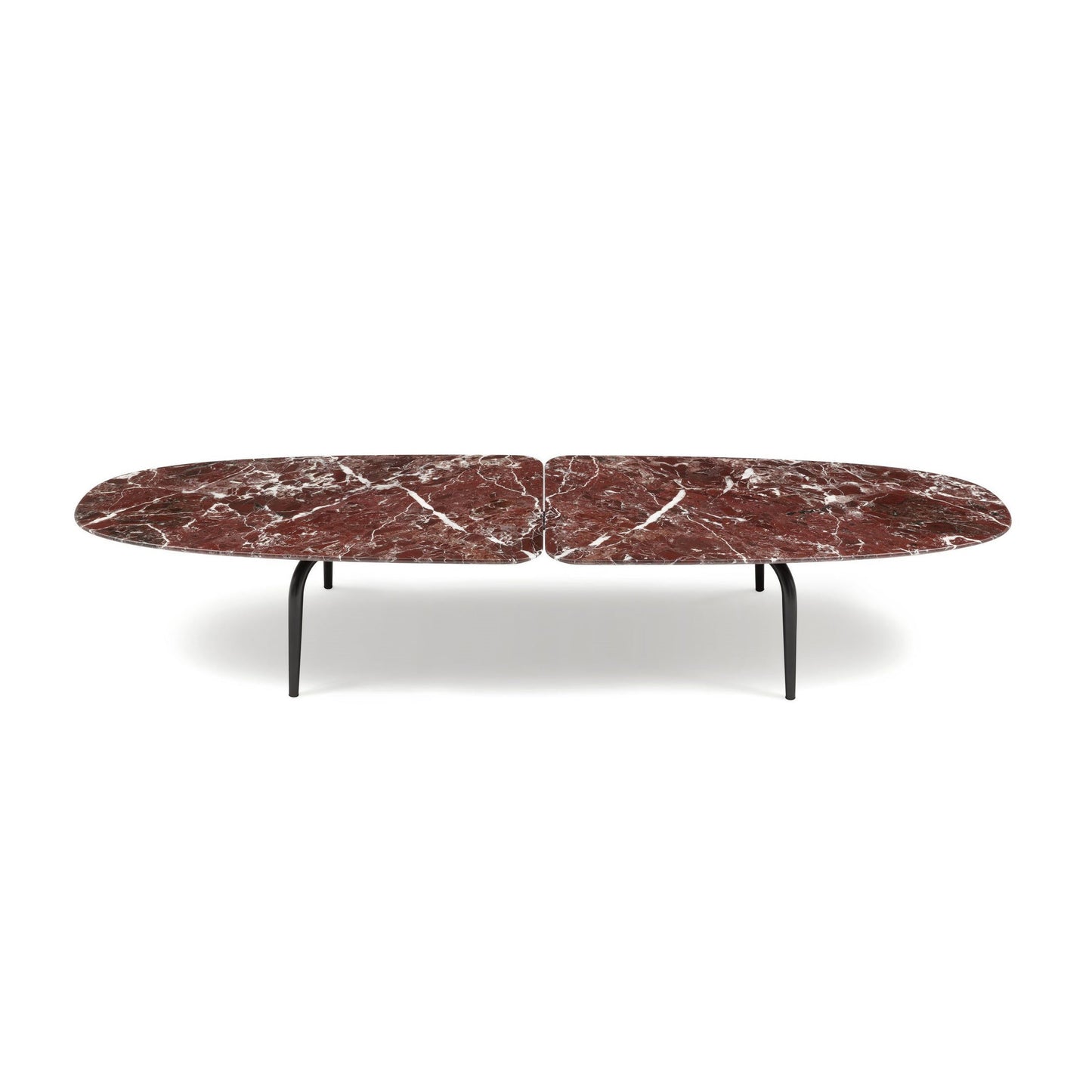 GRAPHIUM 681 - Low Oval marble coffee table.
