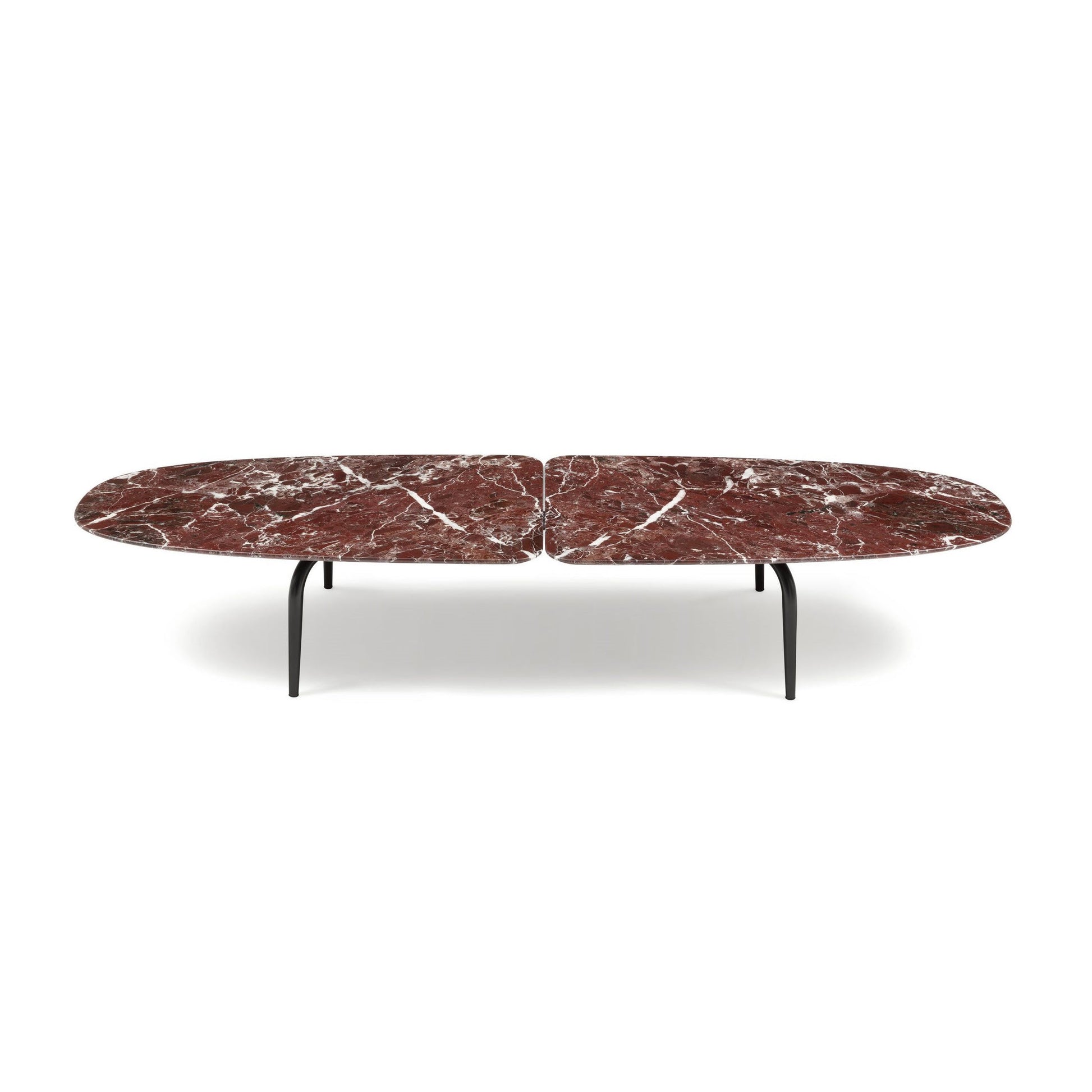 GRAPHIUM 681 - Low Oval marble coffee table.