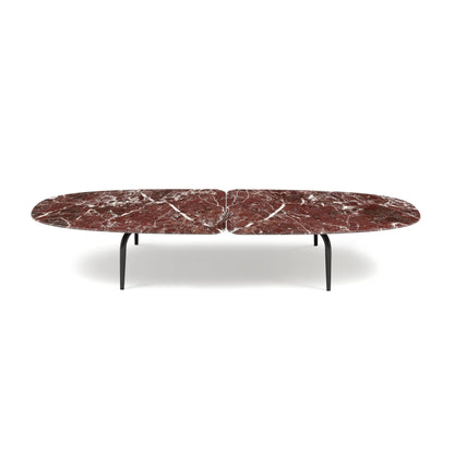 GRAPHIUM 681 - Low Oval marble coffee table.