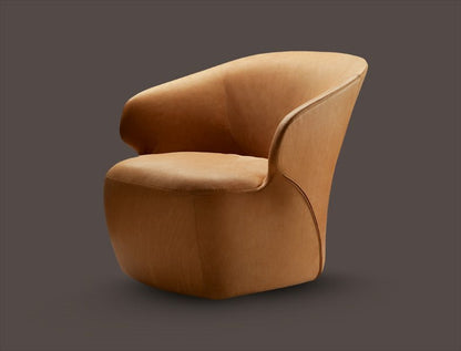 AROM - Upholstered easy chair with removable cover - Pelle Naturale Extra Cat. 99 - 0414.